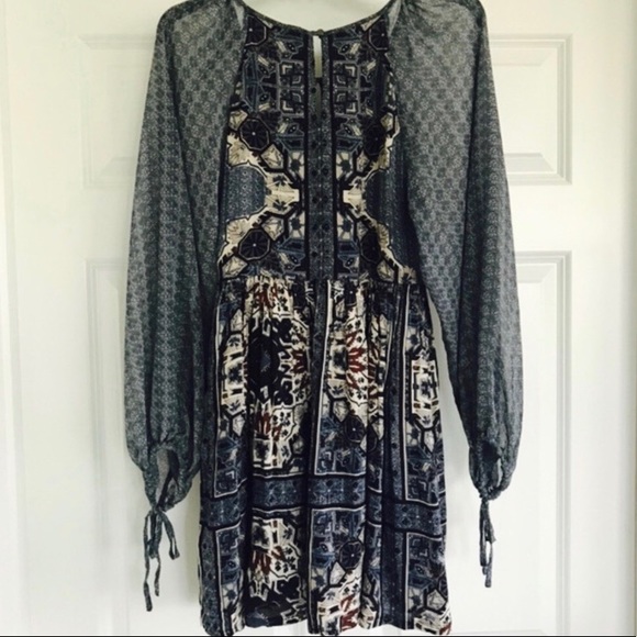 Free People Paisley Tunic Dress - Picture 3 of 4